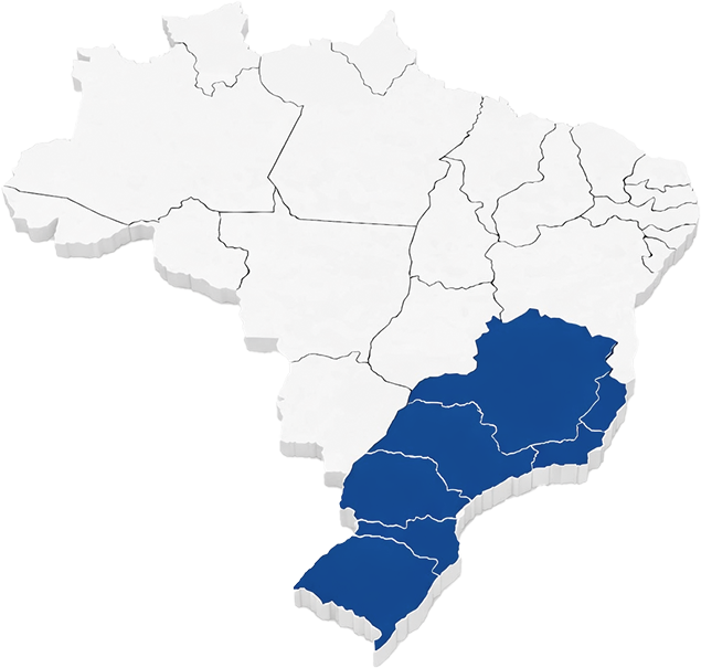 Área de atuação: Sul e Sudeste do Brasil